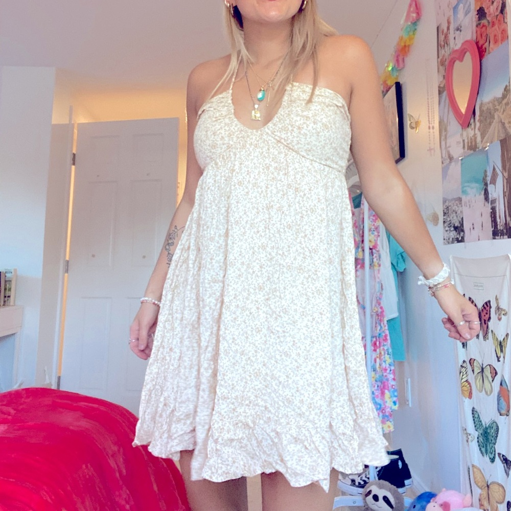 🌼SUMMER DRESS CREAM FLORAL 🌼